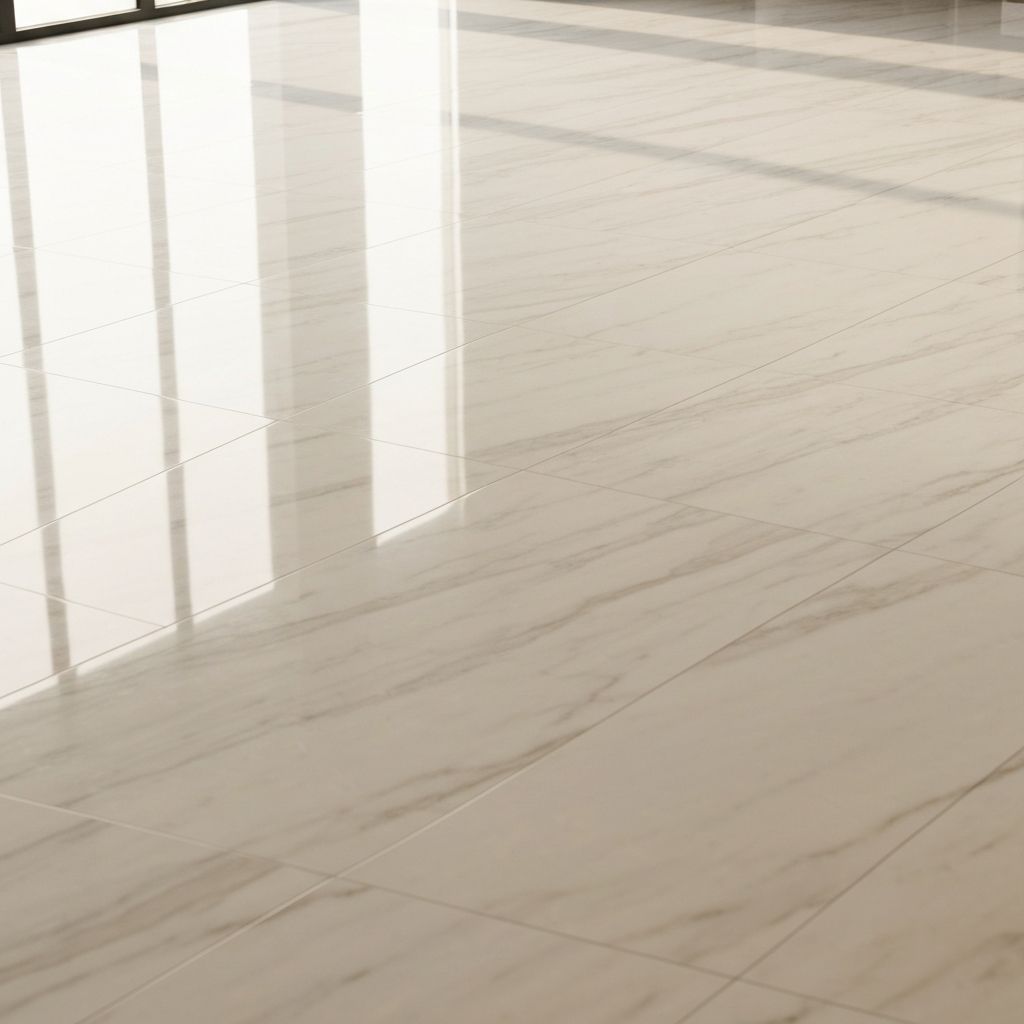 After - Clean polished marble